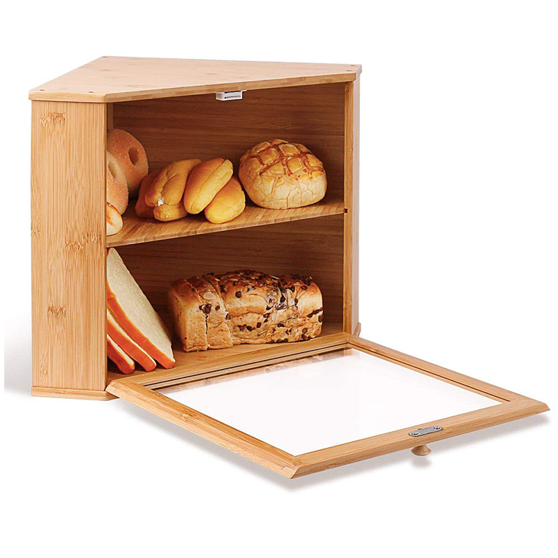 Хлебница из бамбука с двойным слоем