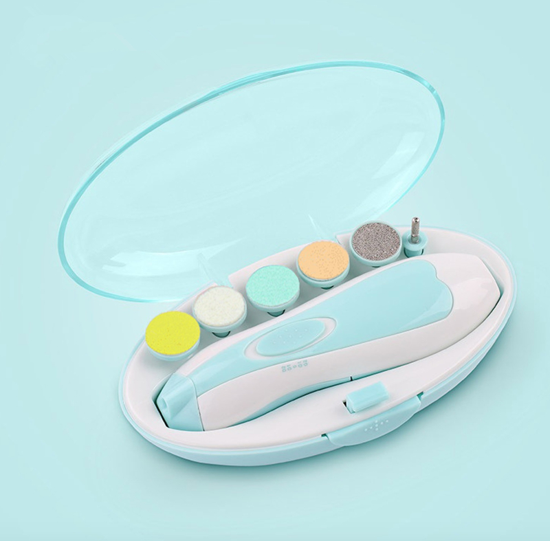 Ultimate Personal Nail Care Manicure Set with Light Portable Electric Nail Trimmer for Baby and Adults
