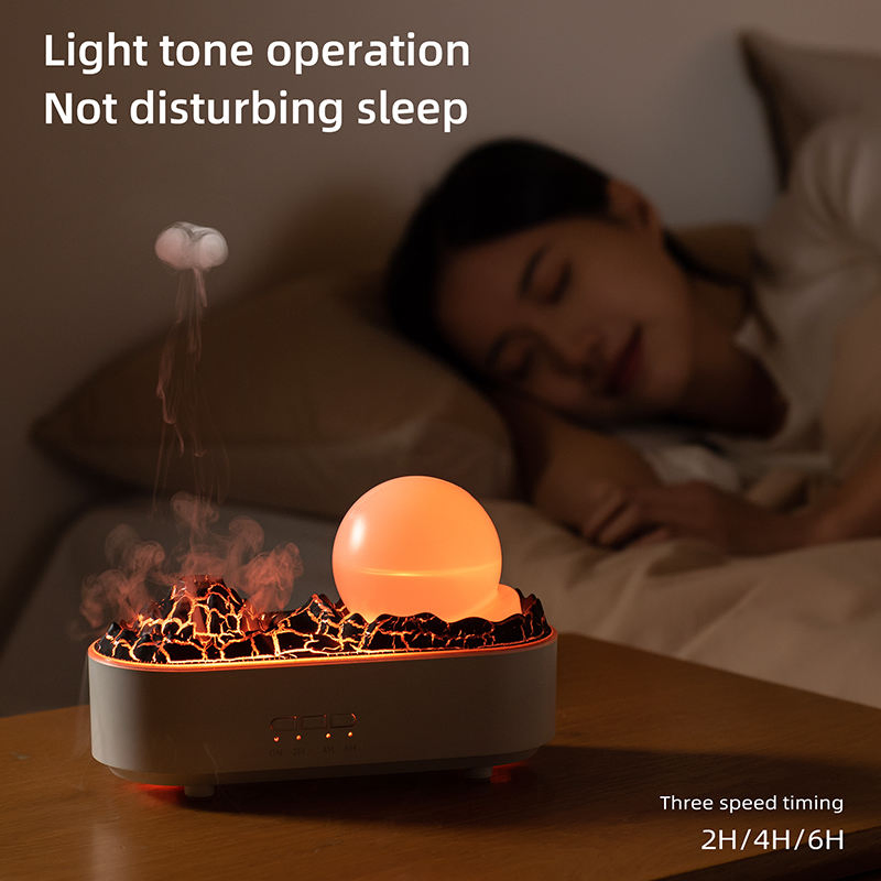 3D Flame Air Humidifier Diffuser USB Ultrasonic