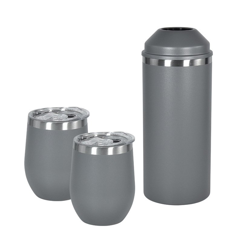 Customized 25oz Stainless Steel Vacuum Insulated Double Walled Wine Cooler Can Tumbler