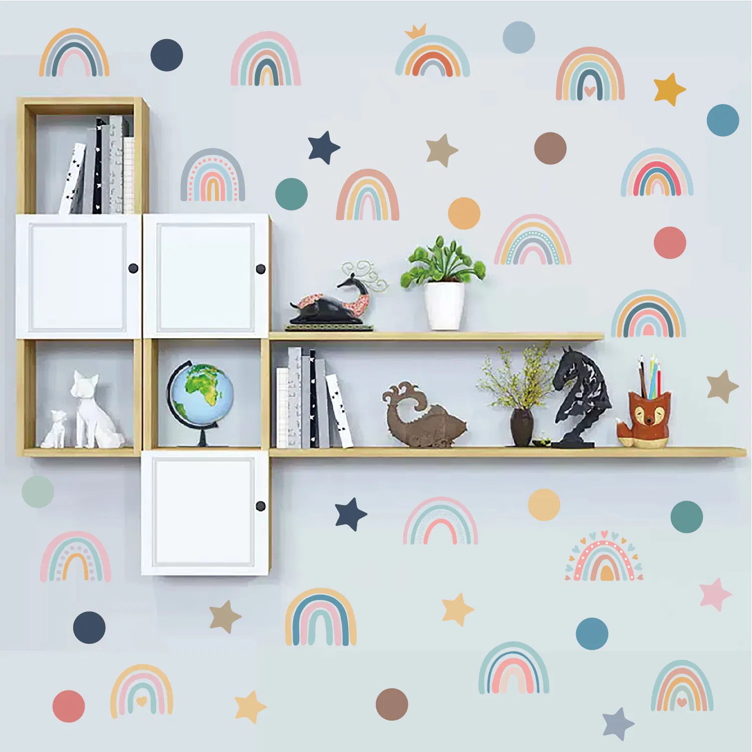 Wholesale Retail Removable Wall Decal Non Toxic PVC/Fabric Material Home Botanical Decor Vinyl Living Room Bedroom Stickers