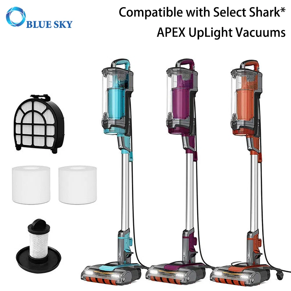 HEPA Filter Pre Filter Set Compatible with Shark Apex Uplight Lz600 Lz601 Lz602 Lz602c Vacuums Replacement Part # Xhffc600