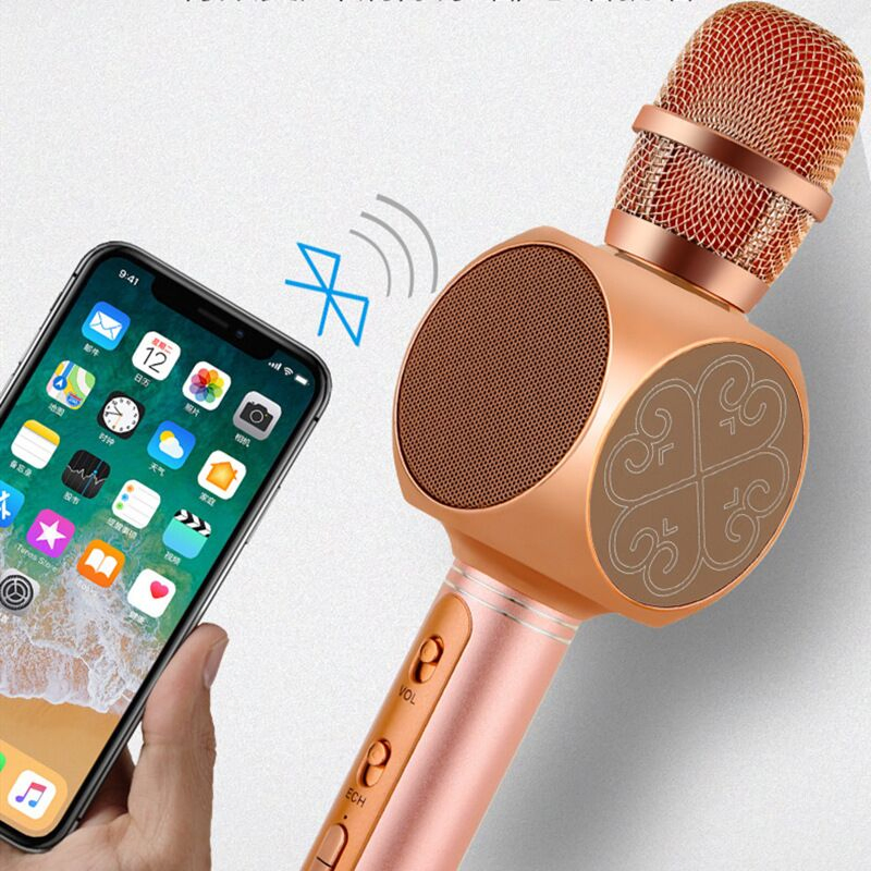 Ys-63 Bluetooth Microphone, Wireless Karaoke Bt Speaker Hand Microphone