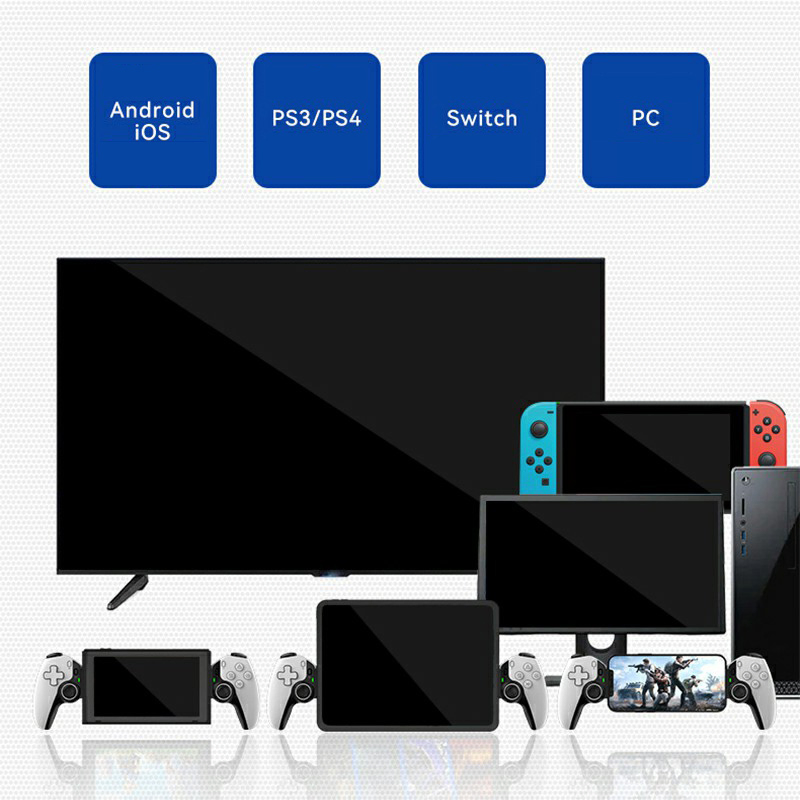 Беспроводной выдвижной геймпад D9 для телефонов, планшетов и Switch