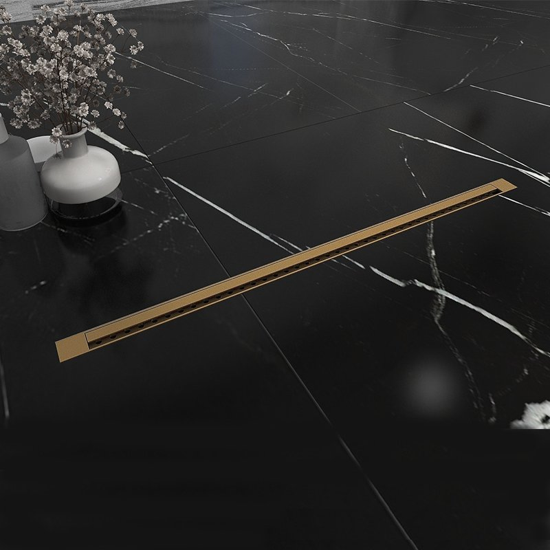 Modern Anti-Odor Slim Drain 304 Stainless Steel Bathroom Linear Floor Drain