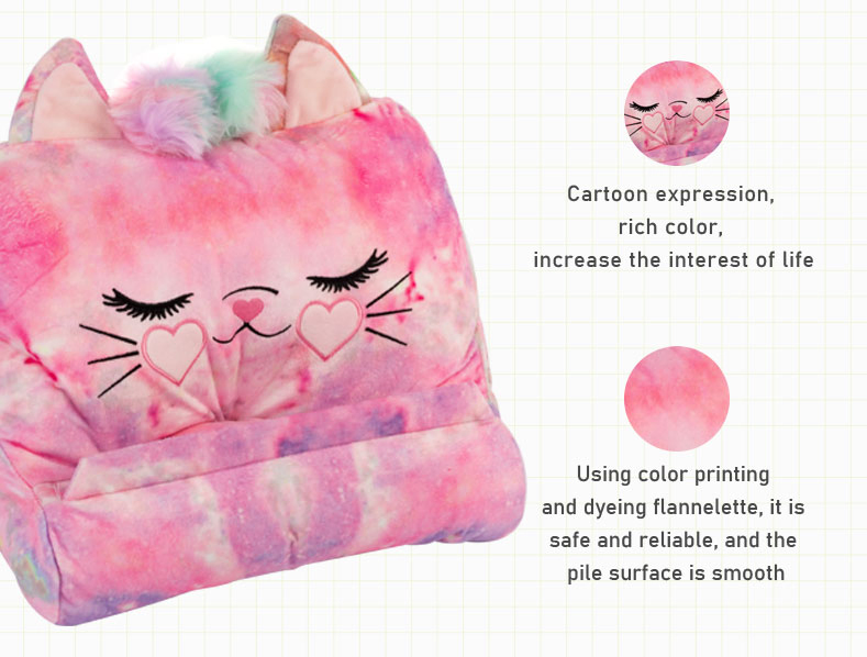 Unicorn Design Tablet Pillow Stand Holder