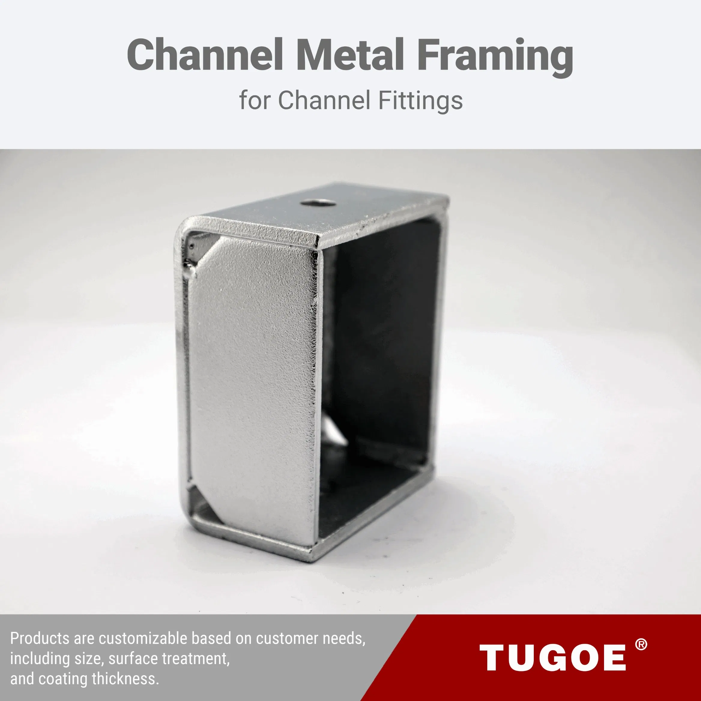 Wholesale Heavy Duty Electro Galvanized Square Adjusting Fittings Steel C Channel