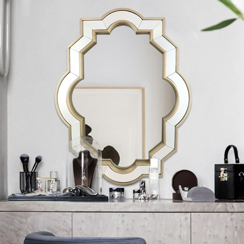 Modern Wall Mounted Decorative Background Wall Mirror Porch Mirror