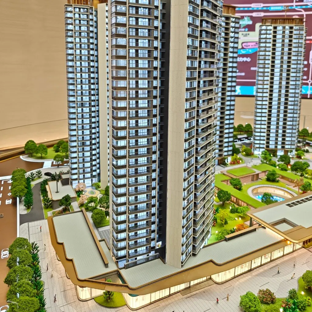 High Quality 3D Building Models with Lights for Real Estate Sales