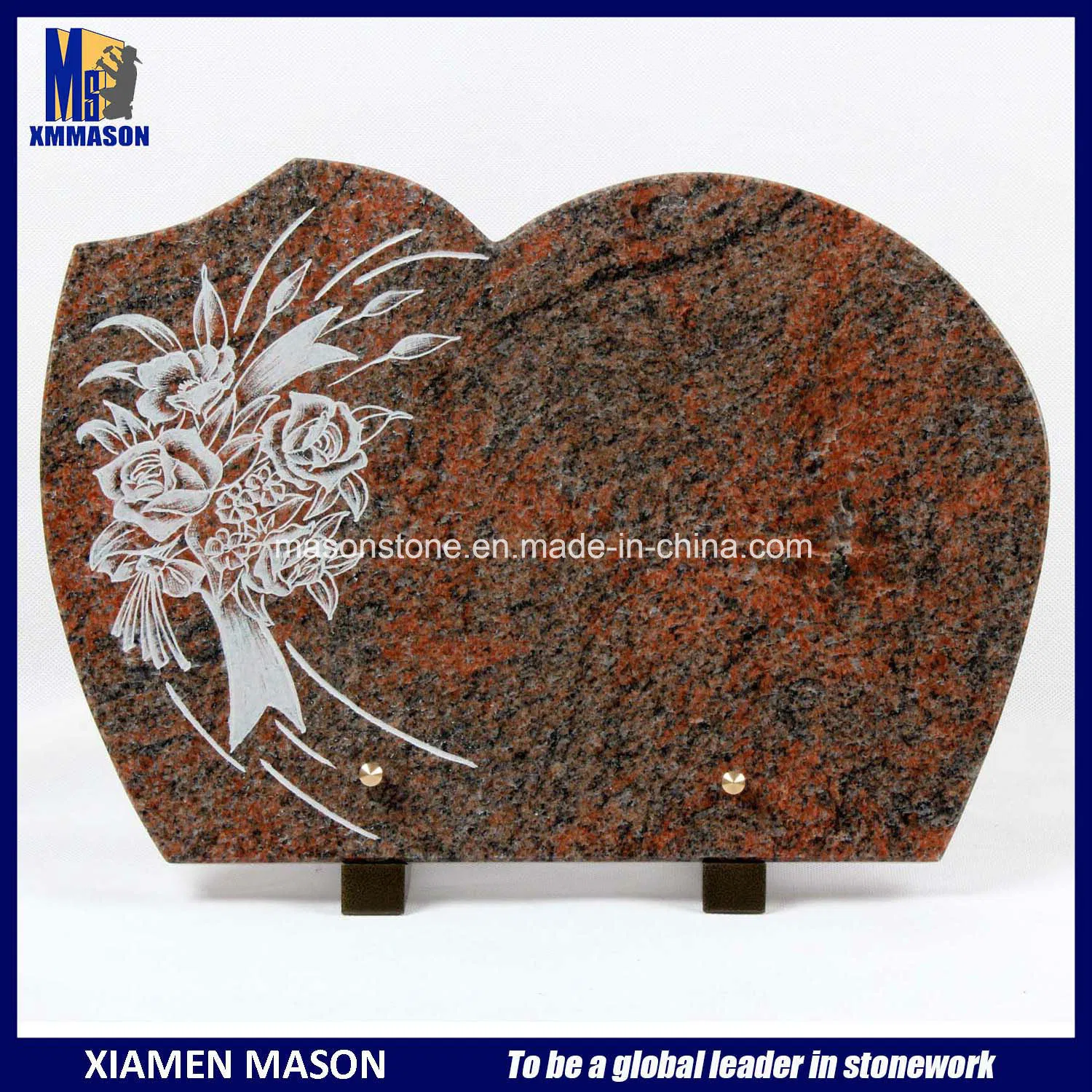 Granite Headstone Plaques for Cemetery Garden