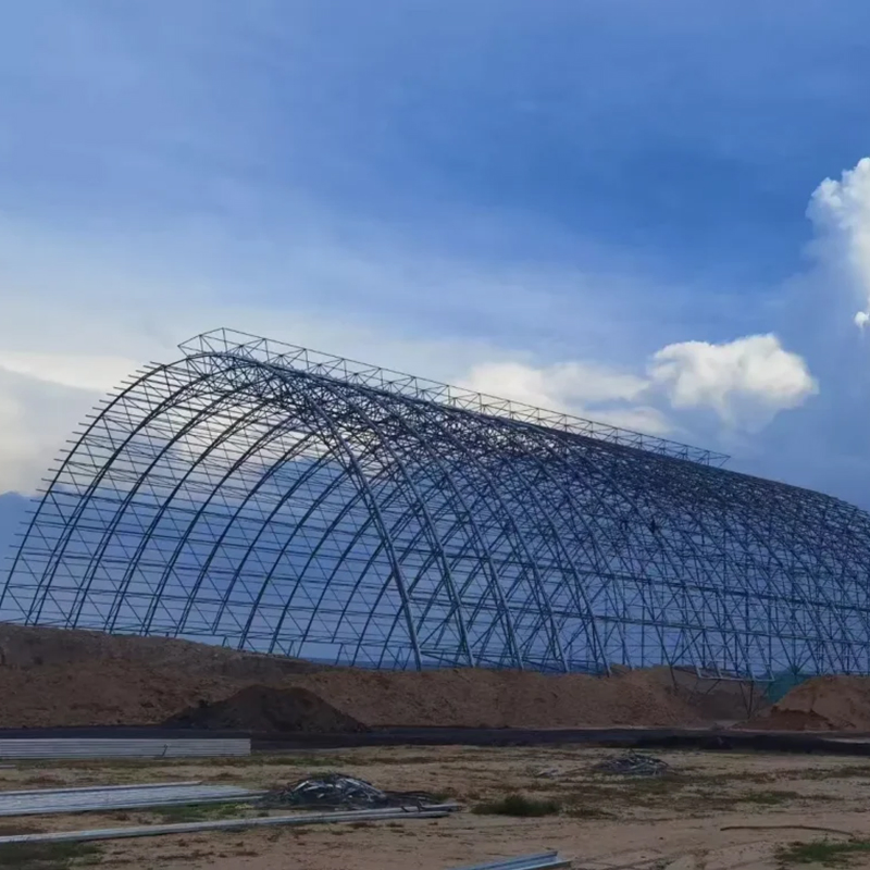 Coal Factory Power Plant Arch Spatial Structure Coal Shed Large Bulk Material Shed Space Frame