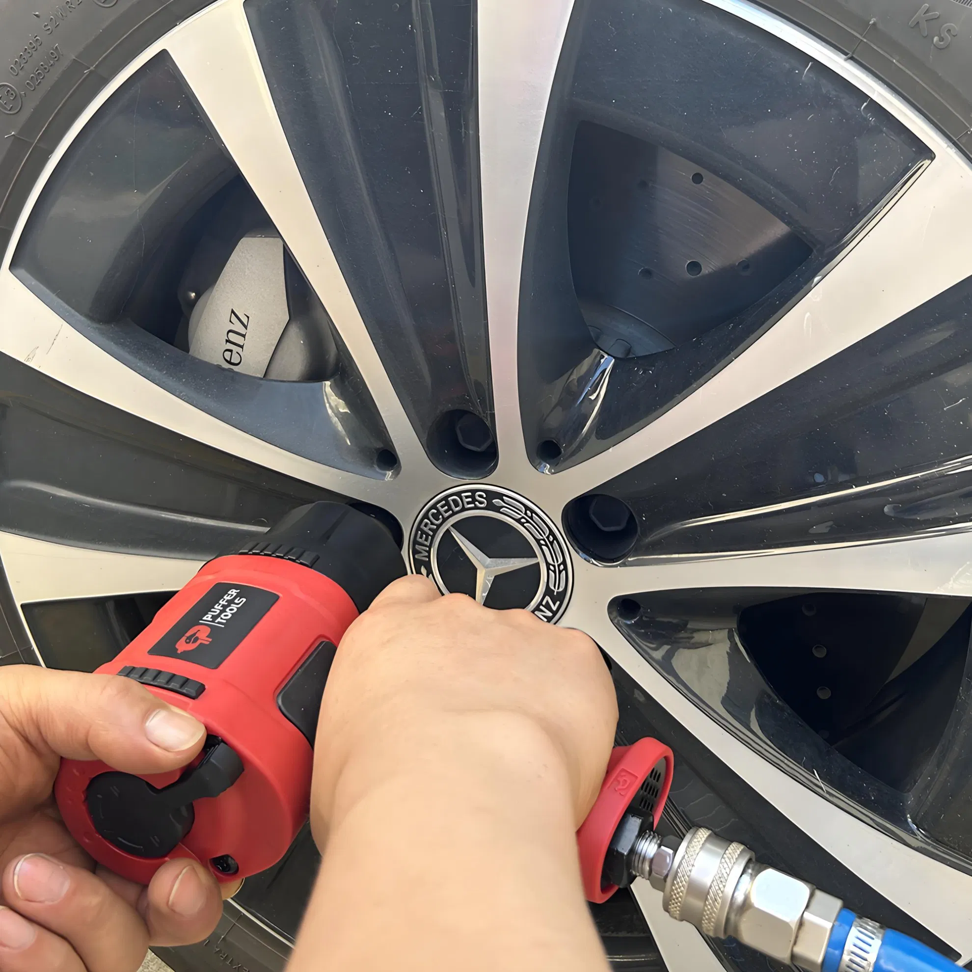 Puffer Tools Heavy Duty Professional Grade 1/2 Pneumatic Air Impact Wrench with High Efficiency for Rusted Bolt Removal