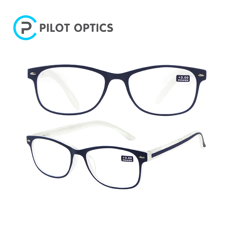 Pilot Optics Fashion Design Cheap Price Square Designer Men Whole Sale Reading Glasses