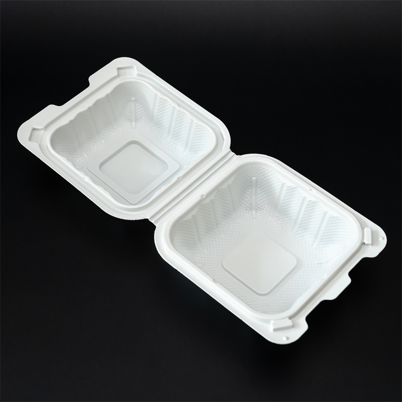 Takeout PP Clamshell Food Container Packaging with Lid
