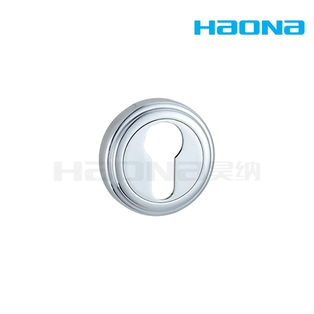 Cucurbit Hole Escutcheon Zamak Satin Nickle Door Accessories Chrome Round Rosette