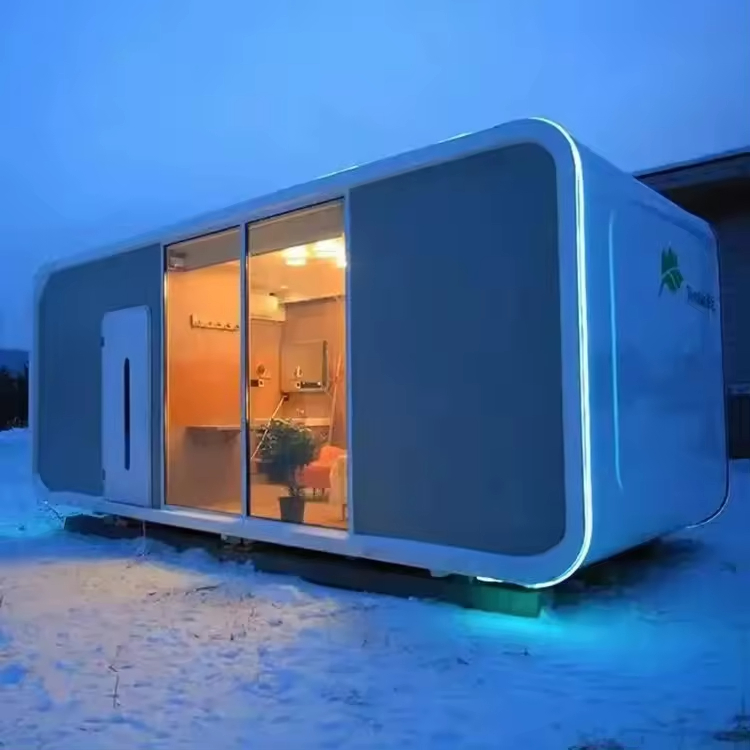 2024 New Style Movable Prefab Apple Cabin Container House Moveable House