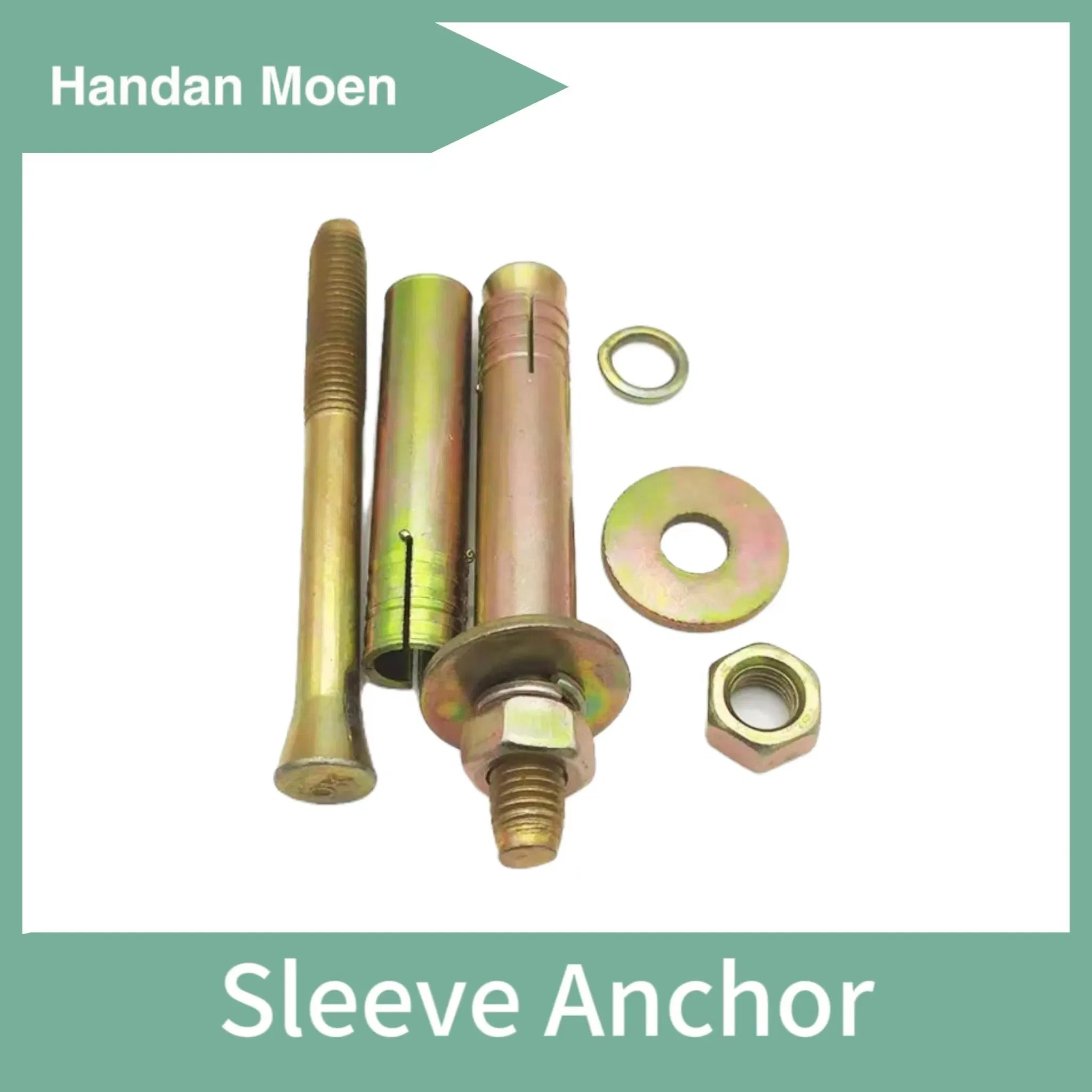 Анкерный болт расширительный DIN, оцинкованный, желтый