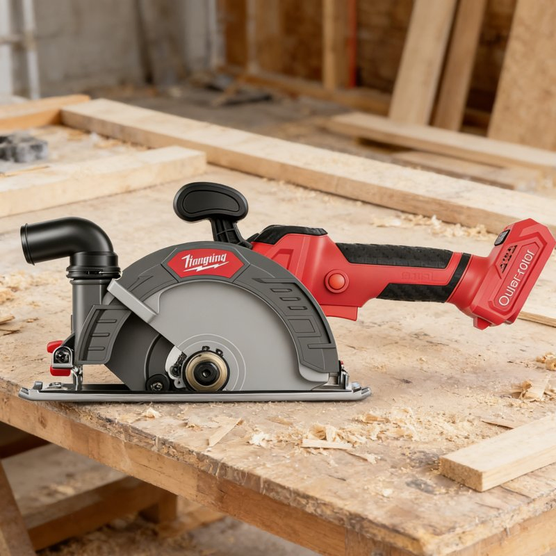 Lightweight Portable Cordless Electric Saw for Household Use