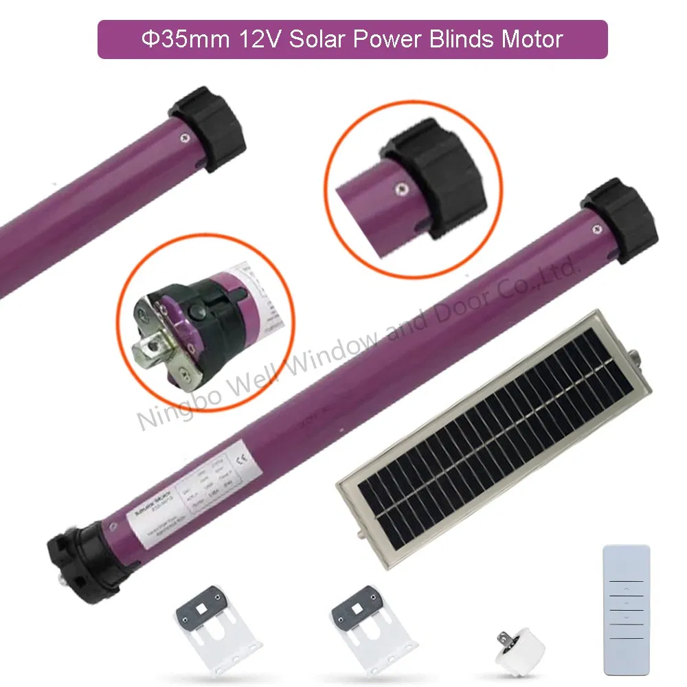 DC Tubular Motor with Lithium Battery for Roller Shade Roller Shutter