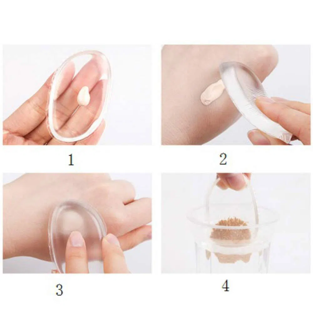 Premium quality Washable Cosmetic Tool Gel Foundation Silicone Makeup Sponge