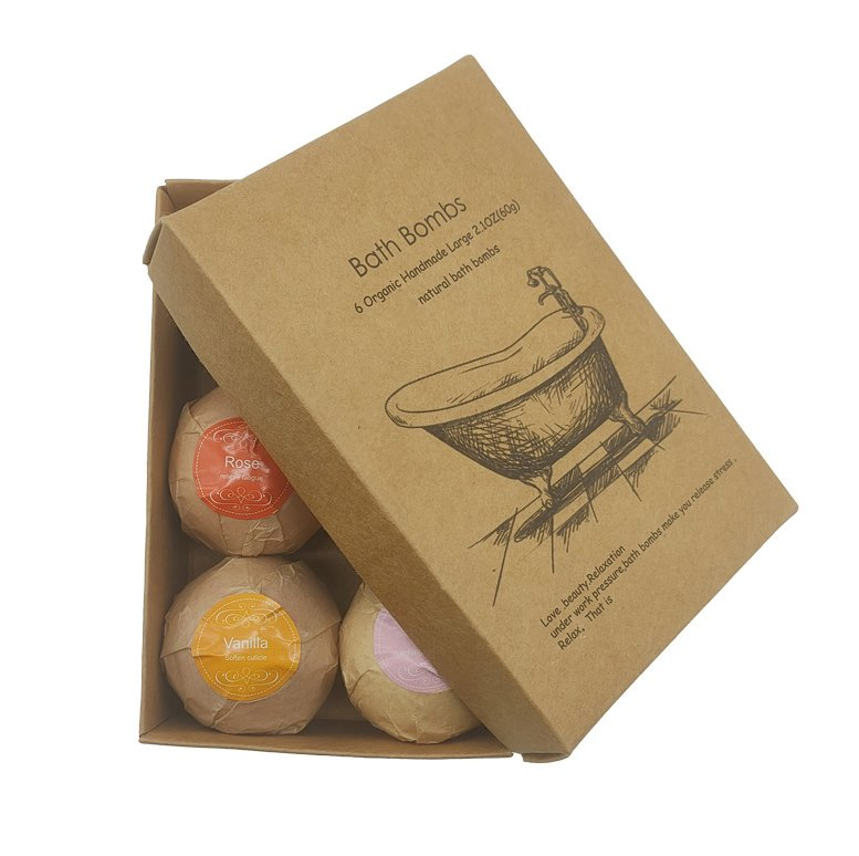 Online Wholesale and Retail Bath Salt Balls Bubble 6PCS Colorful Salts Ball SPA Bombs Gift Set Organic Vegan Magnesium Relax Natural Hand Made Bath Bombs Set