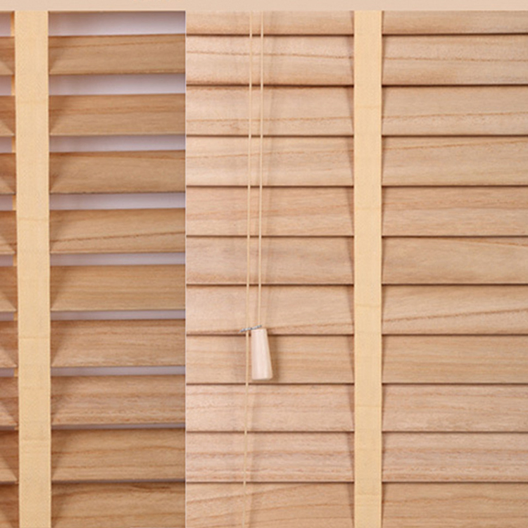 China Supplier 50mm Wooden Horizontal Venetian Blinds