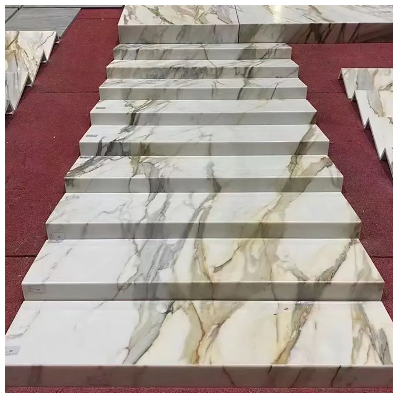 Luxury Calacatta Oro Marble Stair Suitcase