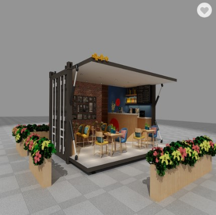 High Cost-Effective Steel Frame Shop Movable/Prefabhouse/Container House