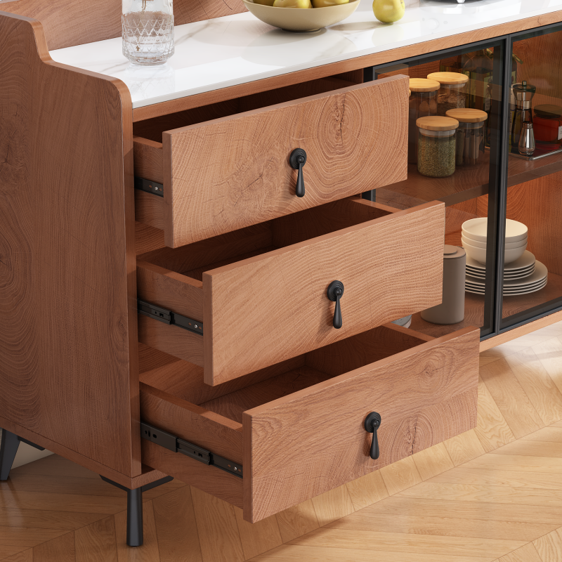 Буфет кухонный деревянный фермерский для хранения