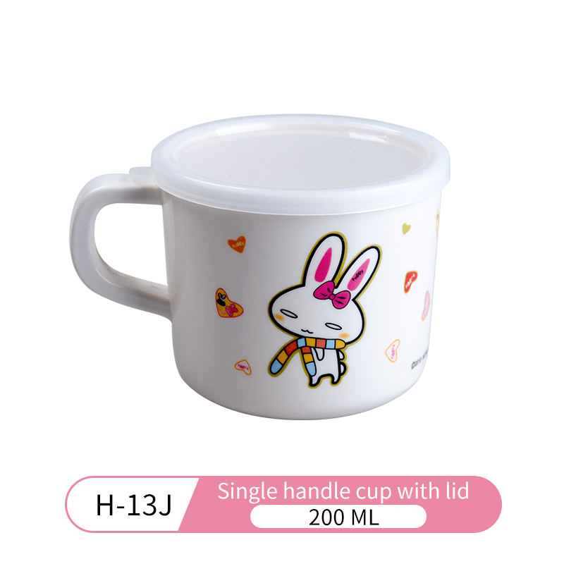 Melamine Tableware Cup Lucky Rabbit Covered Children's Cup