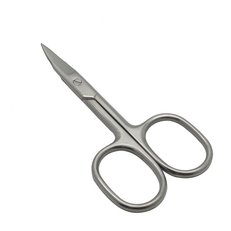 3.5mm Thickness 3.5inch Stainless Steel Eyebrow Manicure Cuticle Scissors D