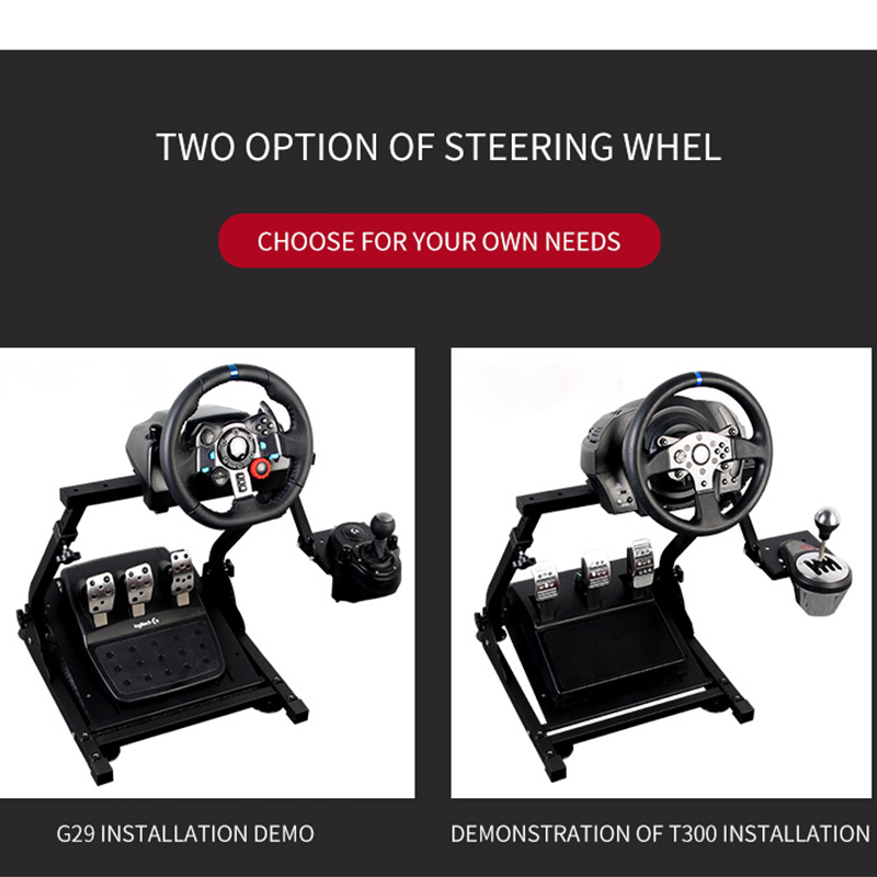 Factory Foldable Adjustable Racing Simulator Accessories Gaming Steering Wheel Stand Bracket for Logitech G25 G27 G29