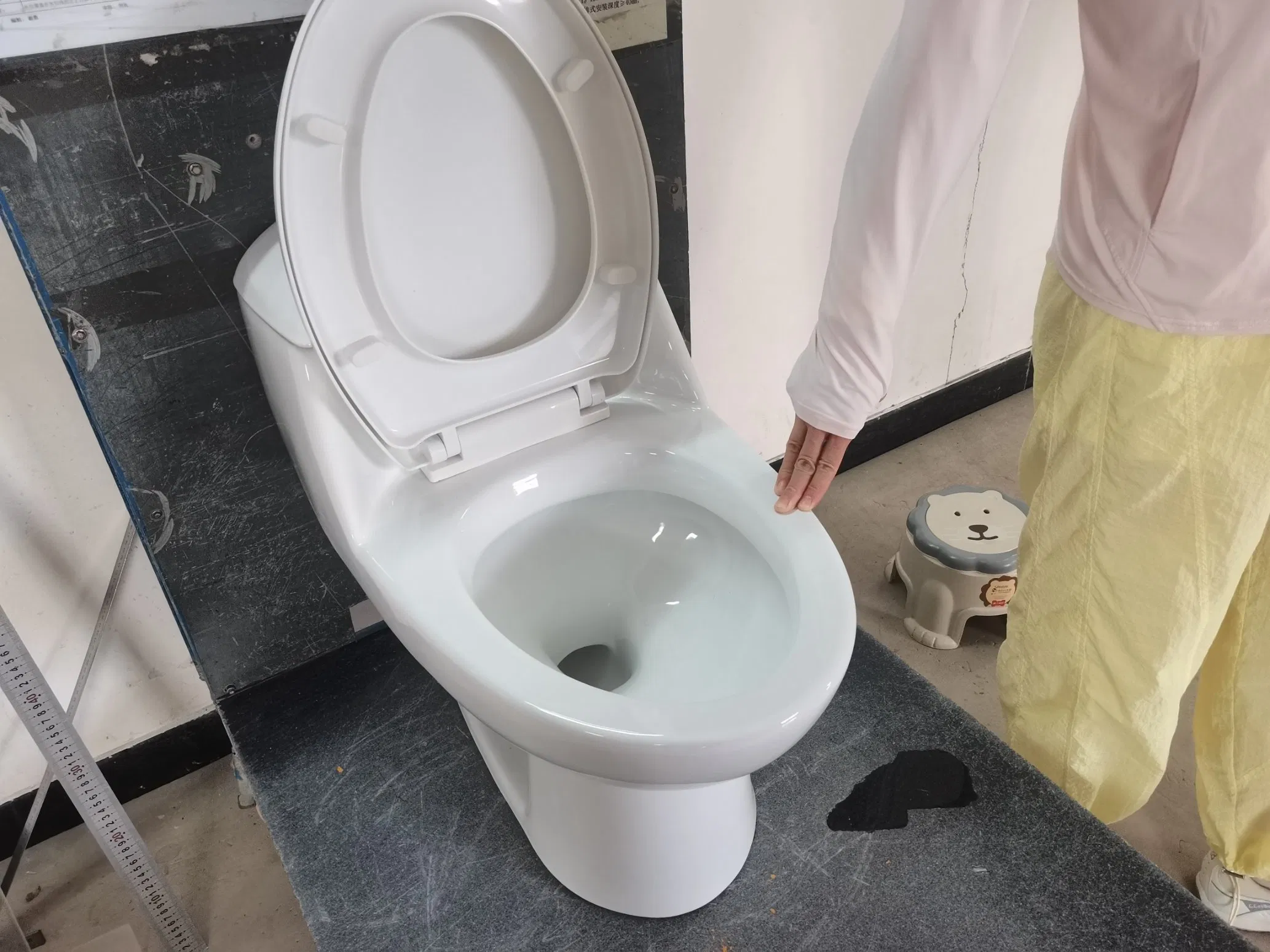 Factory Siphonic Flushing Sanitary Ware Wc Toilet Bathroom One Piece Ceramic Toilet