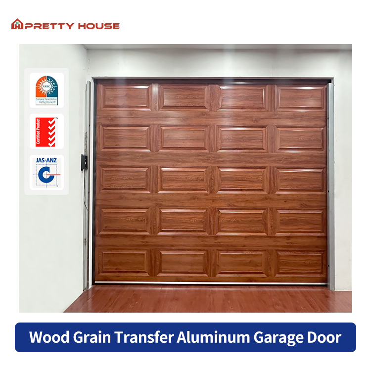 Modern Full View Glass Garage Equipment Sectional Folding Overhead Doors