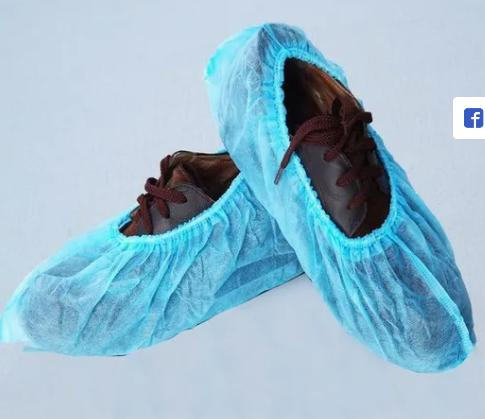 Secure Disposable Fabric Non-Woven PP Safe Non-Skid Shoe Cover for Safety Zones