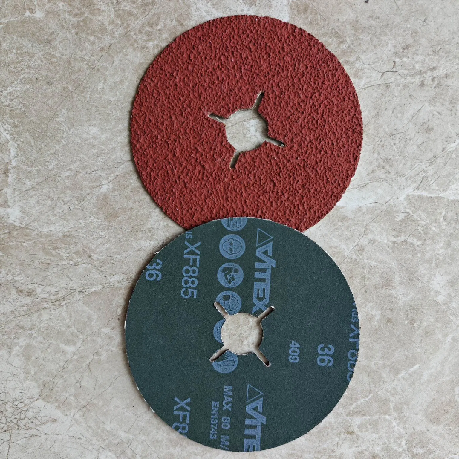 Абразивный шлифовальный диск Fiber Disc для металла