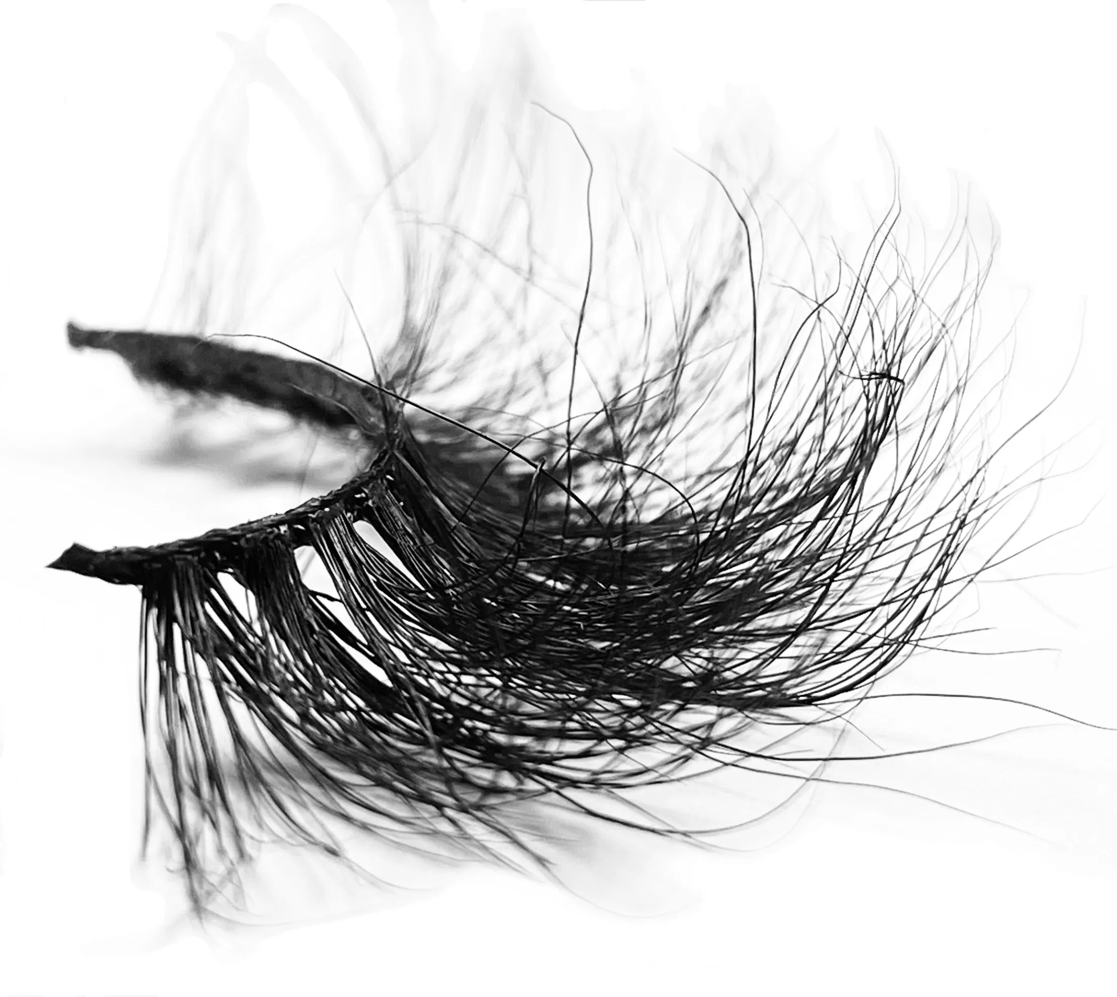 Klp47 OEM Service Private Label Packaging Box Cruelty Free Individual Fluffy False Eyelash Mink Fur Lashes 3D Mink Eyelashes