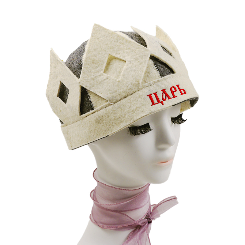 Factory Direct Custom Wool Sauna Hat 100% Wool for Daily Outdoor Use