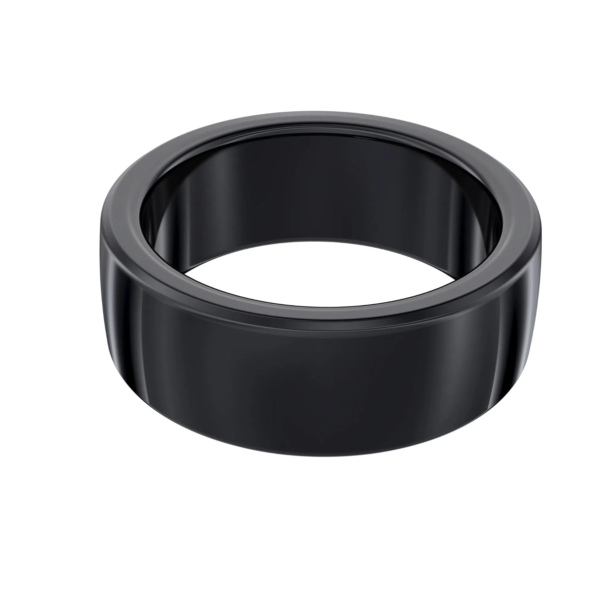 Latest Bt Heart Rate Sensor Body Temperature Stainless Steel NFC Smart Ring for Phone Android
