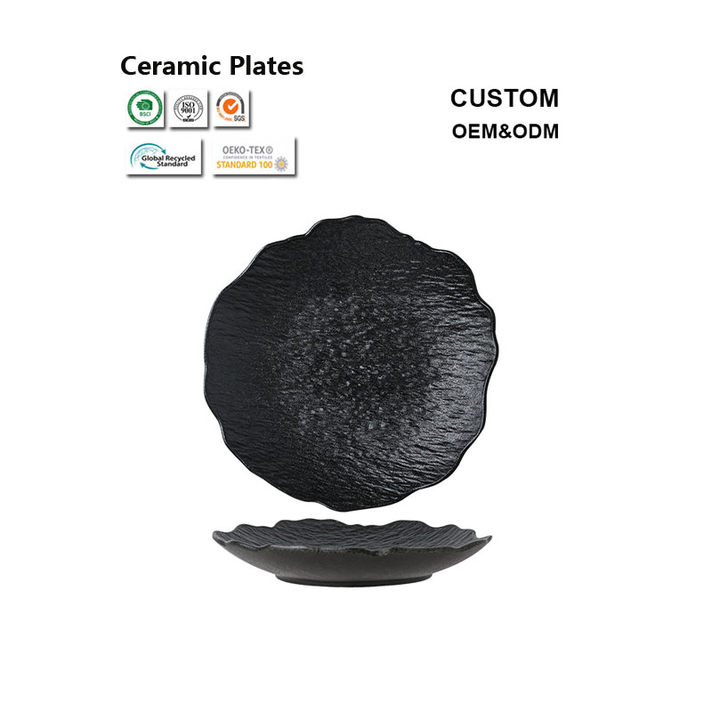 Minimalist Japanese Ceramic Plates Home Daily Dinner Tableware