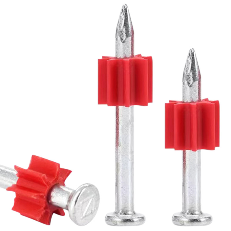 Wholesale Steel Drive Pin Shooting Nail with Plastic Washer Gas Pin Nails