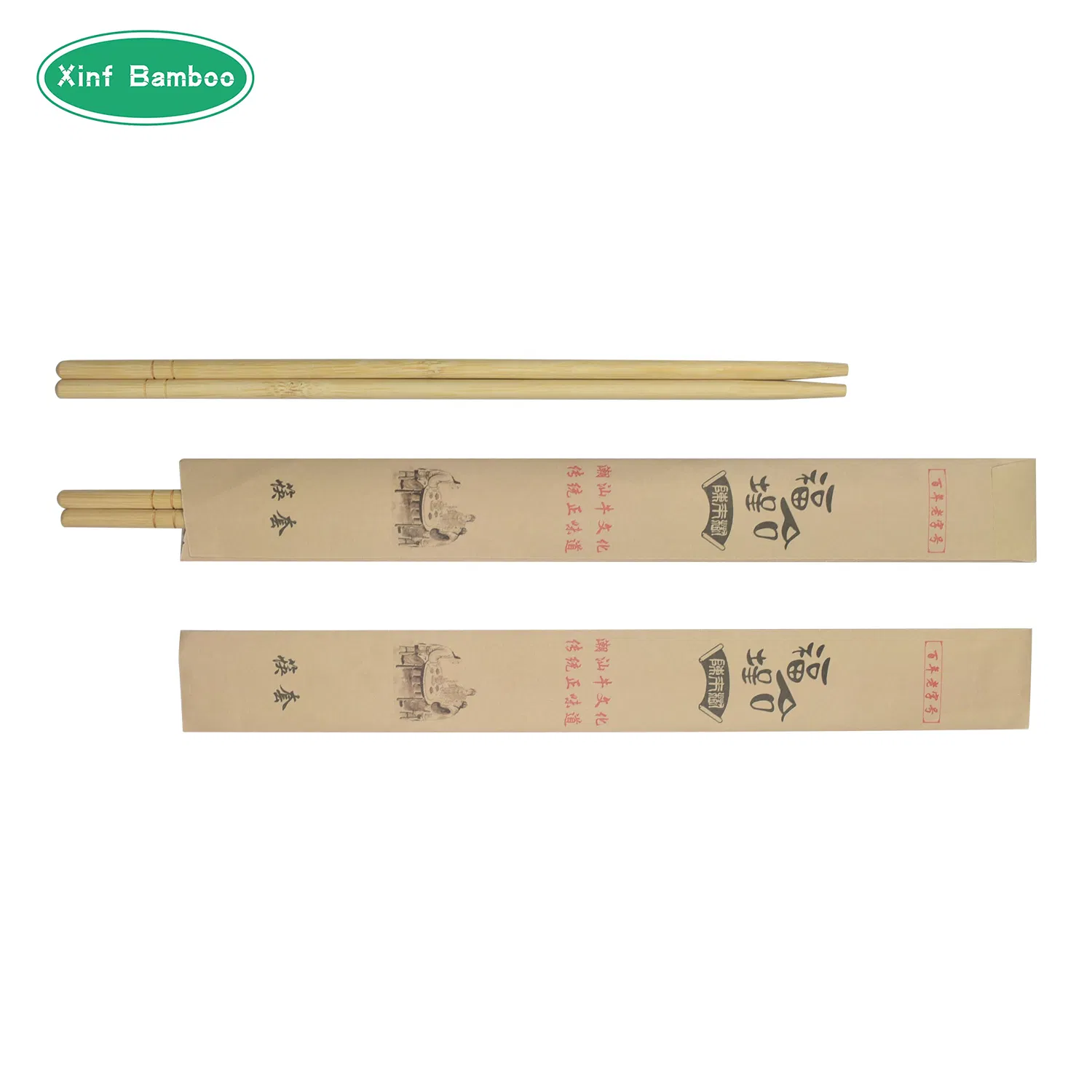 Custom Printed Disposable Set Sushi Chopsticks Bamboo Personalized Chopsticks with Logo