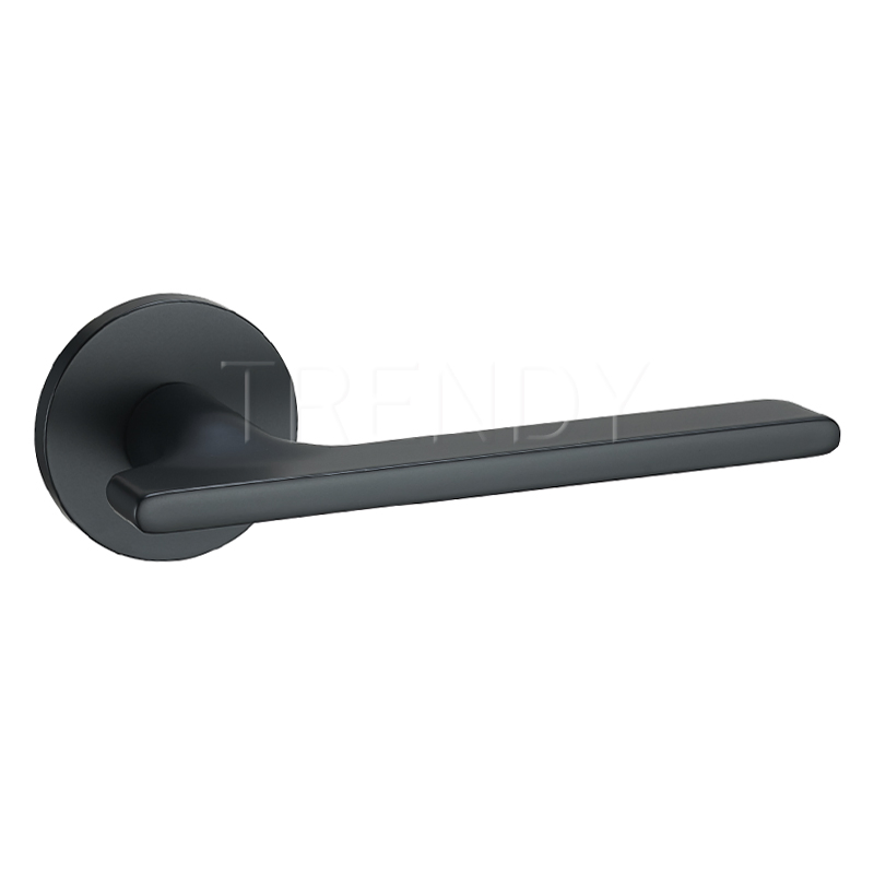 MSN Zinc Handle Building Hardware Stem-Like Interior Door Lock Lever Handles on Round Rose (Z6296-ZR33)