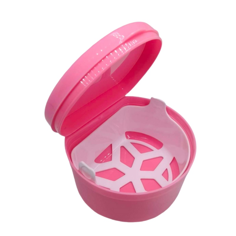 Hot Selling Dental Denture Box Case Denture Use Mouthpiece Retainer Case