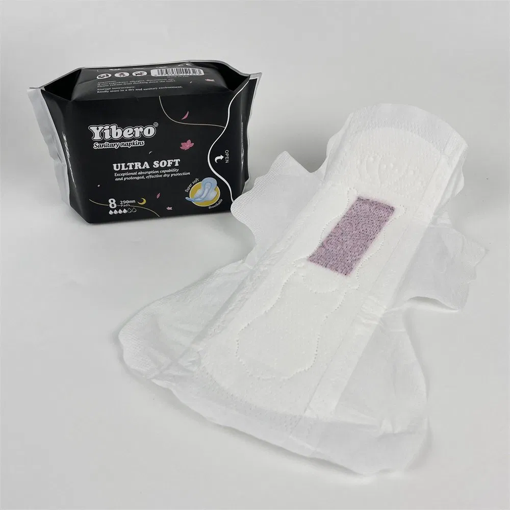 Odor Control Fan-Shape Menstrual Pad Disposable Products Sanitary Towels with Factory Price