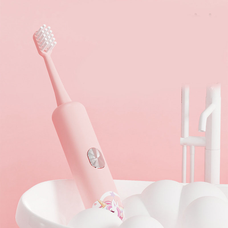 ATO Charging Soft Bristle Children Tooth Brush Waterproof Tooth Caring Electric Toothbrush
