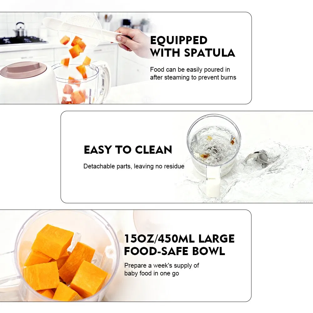 OEM Baby Food Processor Blender Steamer Grinder with CE Certificated