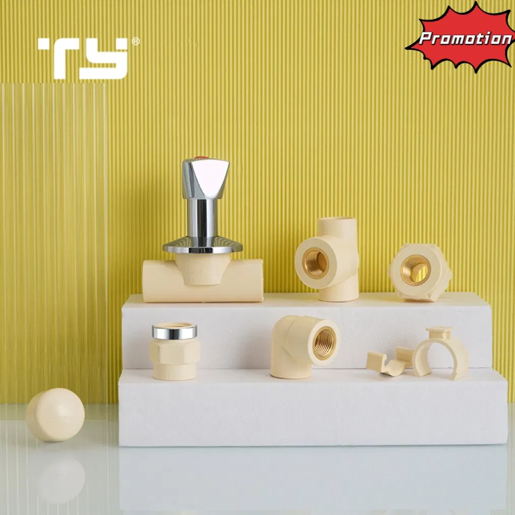 CPVC/PVC/PPR Pn25 DIN 8079/8080 Standard Pipe Fitting Elbow Couping Socket Union Male Female Adapter for Supply Water