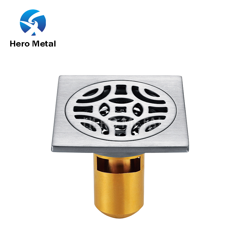 High Quality Floor Drain Bathroom Kitchen Stainless Steel Trap Portable Floor Drain Decor Shower Reversible Drain Cover Tile Insert Hidden Shower Floor Drain