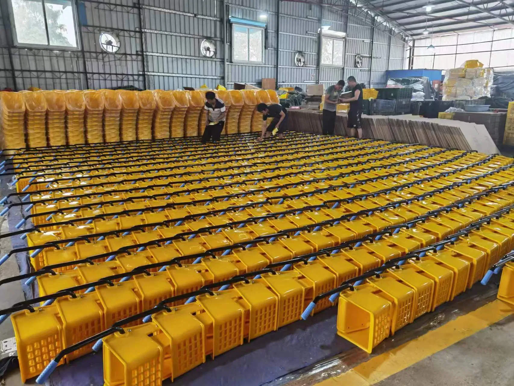 36L Plastic Yellow Mop Bucket and Wringer Restaurant Cleaning Supplies